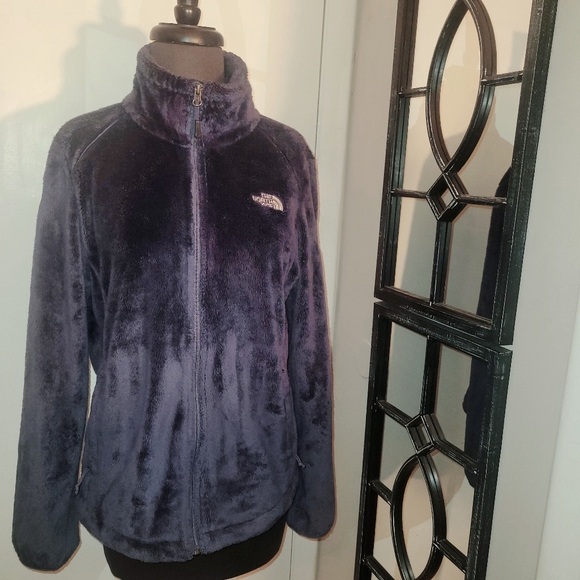 The North Face jacket fleece deep purple woman's size medium - Picture 4 of 11